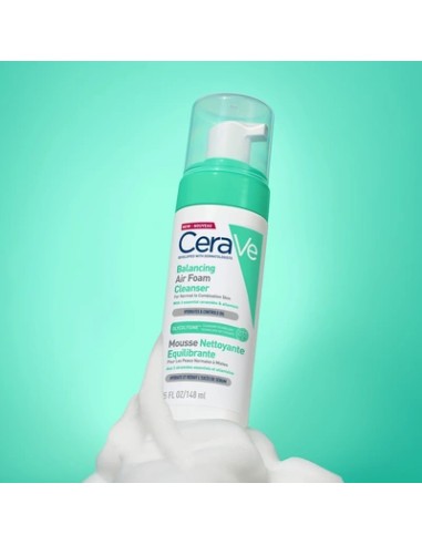 CERAVE LIMPIADOR AIR FOAM REEQUILIBRANTE 148ML