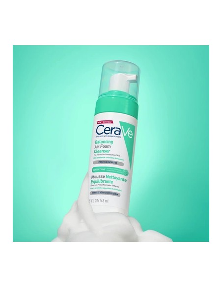 CERAVE LIMPIADOR AIR FOAM REEQUILIBRANTE 148ML