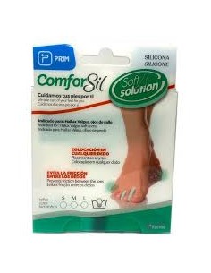 SEPARADORES DE DEDOS COMFORSIL EXTRAFINOS DE SILICONA 3...