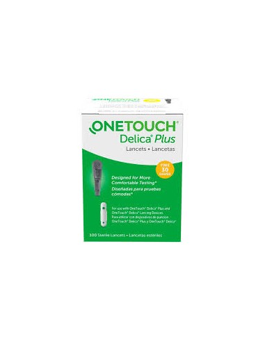 ONETOUCH DELICA PLUS LANCETAS 25 LANCETAS