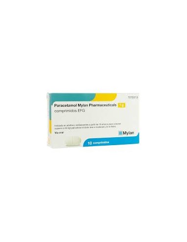 PARACETAMOL MYLAN PHARMACEUTICALS 1 G 10...