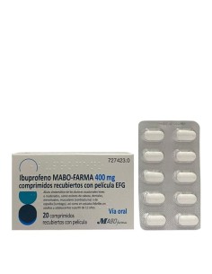 IBUPROFENO MABO-FARMA EFG 400 MG 20 COMPRIMIDOS...