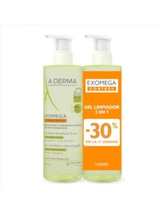 ADERMA EXOMEGA CONTROL DUPLO GEL-CHAMPU 2X500
