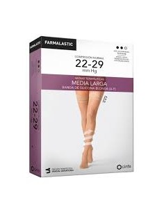 MEDIA FARMALASTIC LARGA BLONDA COMP NORMAL CAMEL MEDIANA...