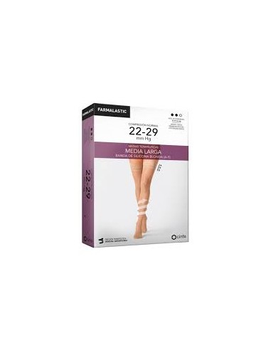 MEDIA FARMALASTIC LARGA BLONDA COMP NORMAL...
