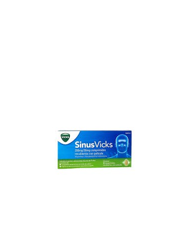SINUSVICKS 200 MG IBUPROFENO 30 MG PSEUDOEFEDRINA