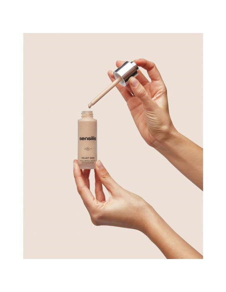SENSILIS VELVET SKIN HA SERUM&FOUNDATION 01 AMANDE 30 G