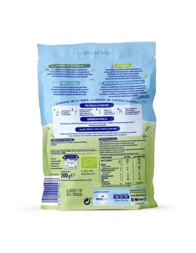ALMIRON CREMA DE ARROZ ECO 1 BOLSA 200 G