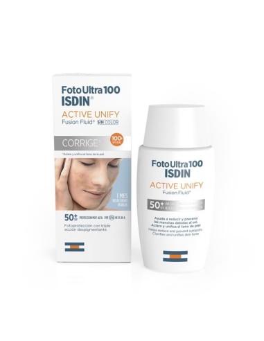 FOTOULTRA ISDIN 100 ACTIVE UNIFY 50ML
