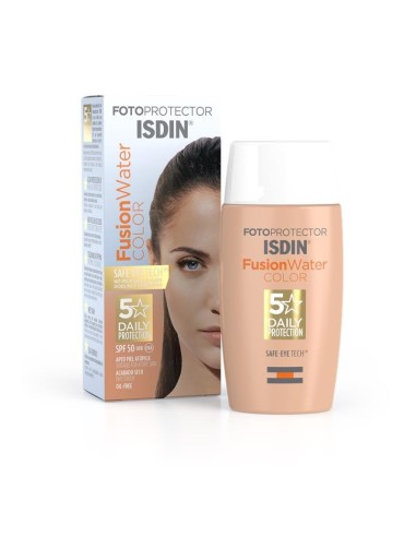 FOTOPROTECTOR ISDIN FUSION WATER 50+ COLOR 50 ML