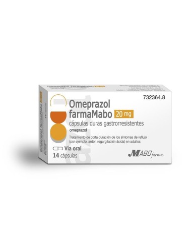 OMEPRAZOL FARMAMABO 20 MG 14 CAPSULAS GASTRORRESISTENTES